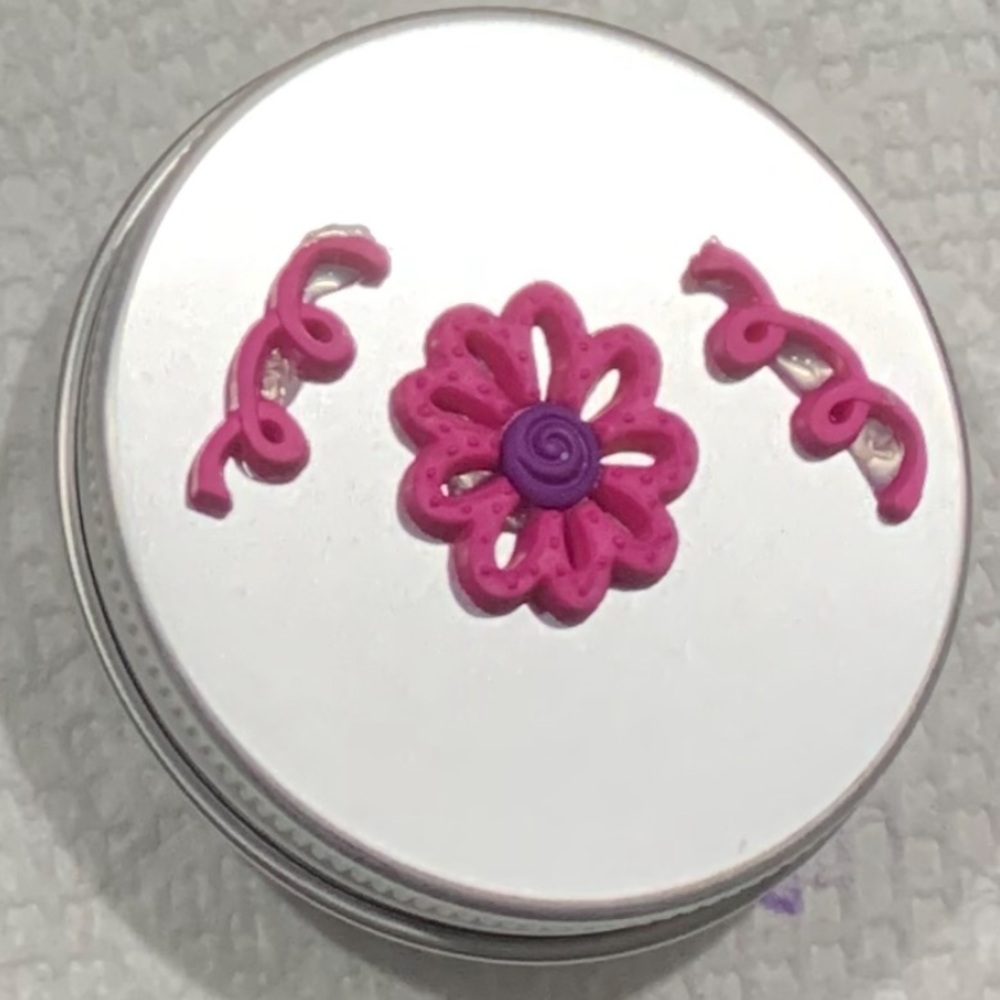 (2) Gem Embellished Round Tins - Picture 7 of 8